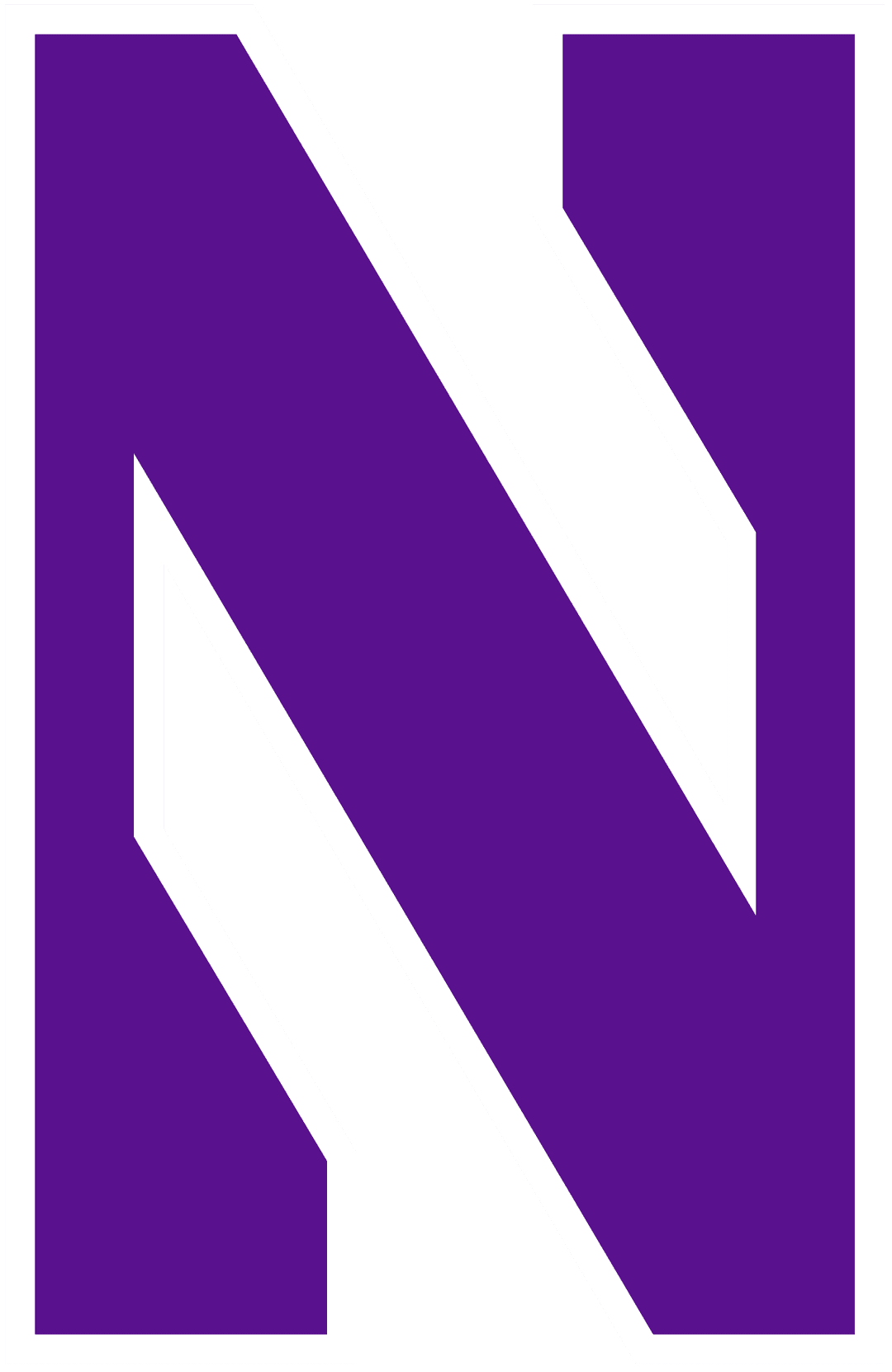 Northwestern Athletics logo in png format