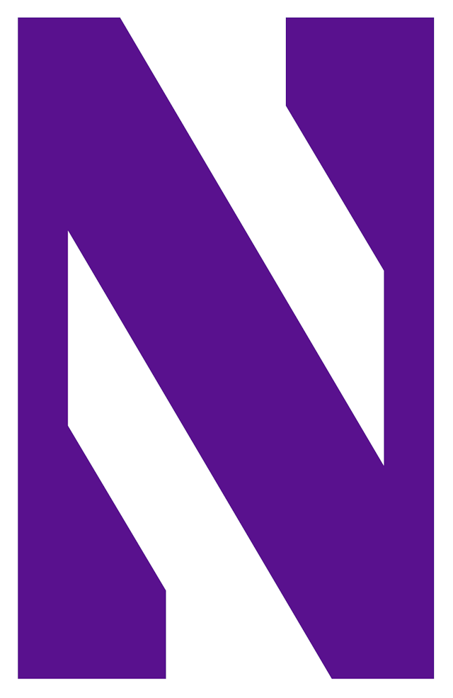 Northwestern Athletics logo in png format