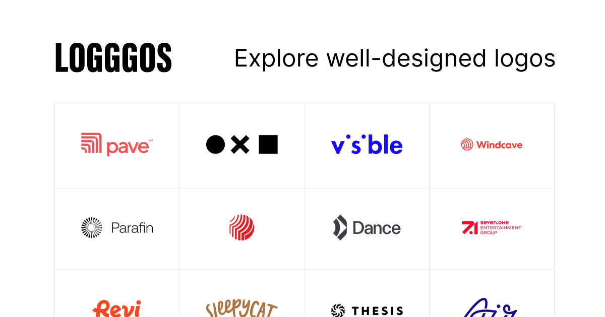 Logggos — Well-Designed Logos for Your Inspiration